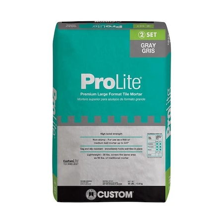 Custom Building Products Custom Building Products ProLite Gray Premium Mortar 30 lb PLMG30